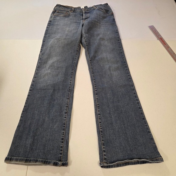 Lucky Brand Denim - Lucky Brand Dungarees Gene Montesano Bootcut Jeans Size 6 28 Blue Made in USA